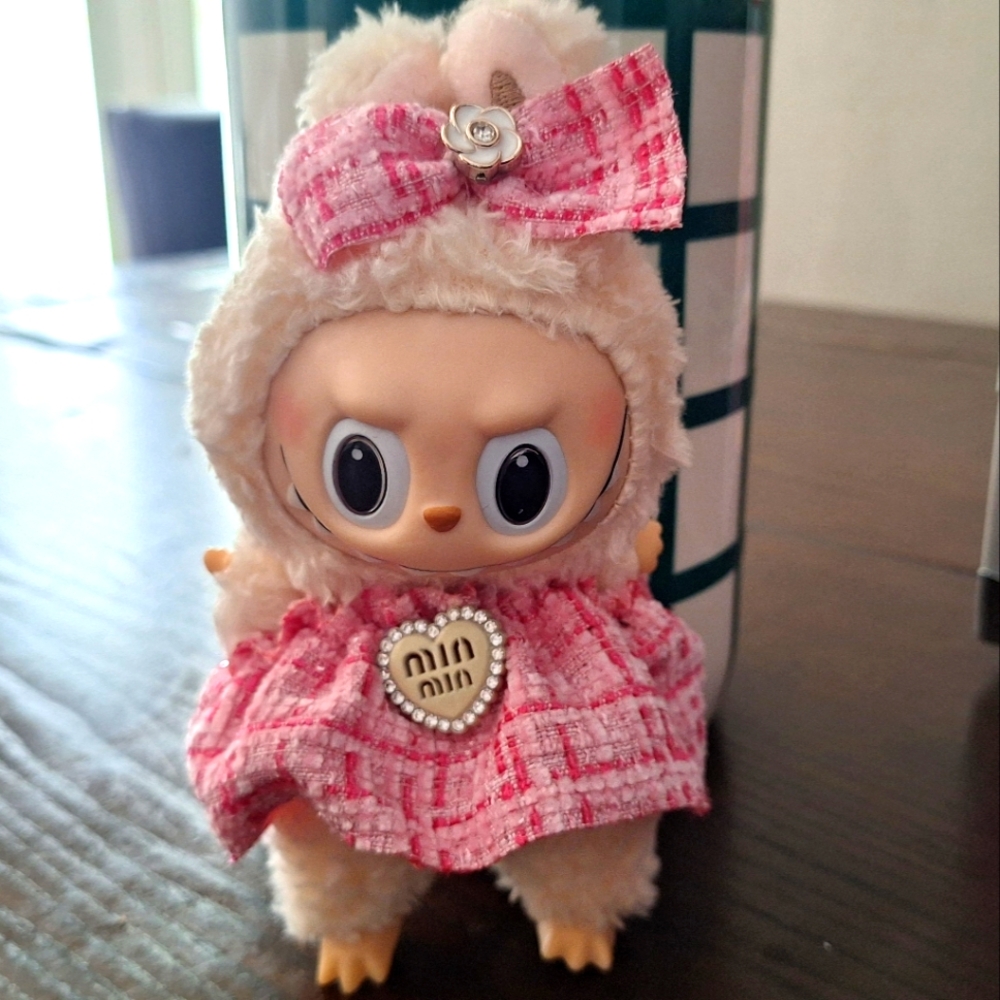 Labubu Outfit | Labubu Pink Dress Set ( Doll Not Included ) No Offers